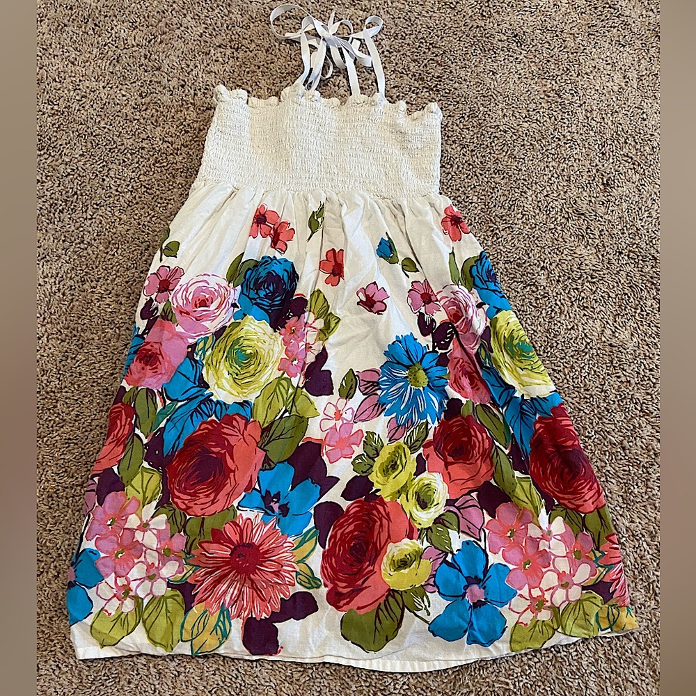 Girls flowery spring/summer dress, Size Girls M